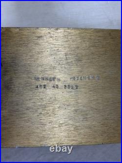 Vintage 70s Banzai Gold Aluminum Skateboard Rare