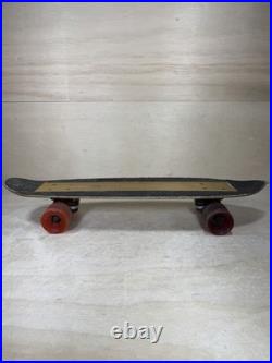 Vintage 70s Banzai Gold Aluminum Skateboard Rare