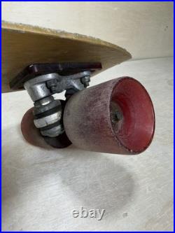 Vintage 70s Banzai Gold Aluminum Skateboard Rare