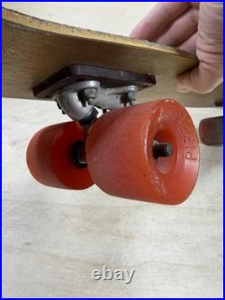 Vintage 70s Banzai Gold Aluminum Skateboard Rare