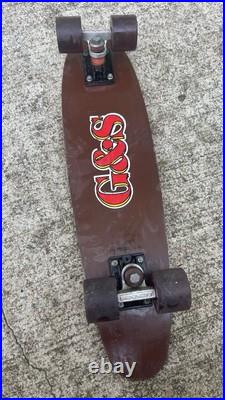 Vintage 70s G&S FibreFlex Kicktail Skateboard With Bennett Trucks & Sims Wheels Vintage 70s G&S FibreFlex Kicktail Skateboard With Bennett Trucks & Sims Wheels