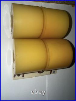 Vintage 70s SIMS Flat Back MINI COMP Skateboard Wheels Dogtown Alva G&S CREAM