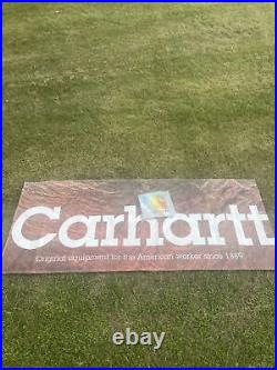 Vintage 7FT Huge Carhartt Banner Advertising Sign Display Jacket Decor Display