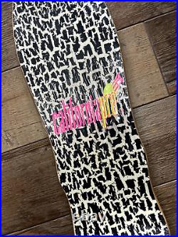 Vintage 80's California Pro Skateboard Deck Sealed NOS fluo color rare design