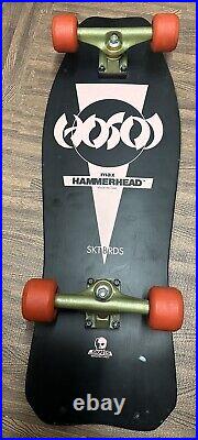 Vintage 80's Hosoi Max Hammerhead Skateboard Indy Trucks Santa Cruz Speed Wheels