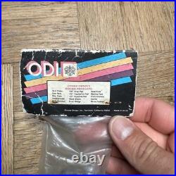 Vintage 80's ODI Black Saber Tooth Skateboard Rails Nos