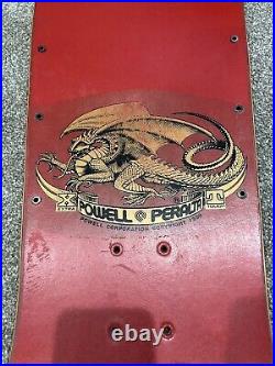 Vintage 80's Powell Peralta Lance Mountain Skateboard Signed XT
