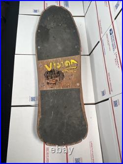 Vintage 80's Vision Johnee Kop, Power Brah! Wood Skateboard / INVADER trucks Vintage 80's Vision Johnee Kop, Power Brah! Wood Skateboard / INVADER trucks