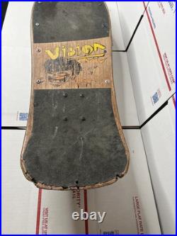 Vintage 80's Vision Johnee Kop, Power Brah! Wood Skateboard / INVADER trucks Vintage 80's Vision Johnee Kop, Power Brah! Wood Skateboard / INVADER trucks