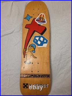 Vintage 80s H-Syreet TONY MAGNUSSON Skateboard