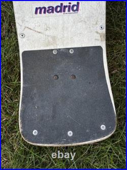 Vintage 80s Madrid Skateboard With Fly Madrid Wheels