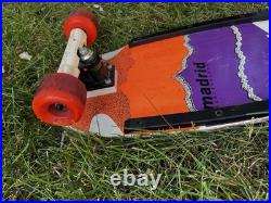 Vintage 80s Madrid Skateboard With Fly Madrid Wheels