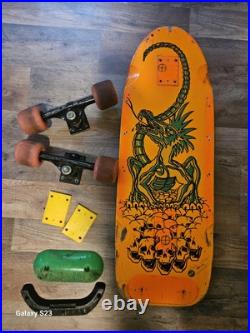 Vintage 80s Nash Red Line Executioner Skateboard XR-2 Trucks Rare setup