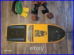 Vintage 80s Nash Red Line Executioner Skateboard XR-2 Trucks Rare setup