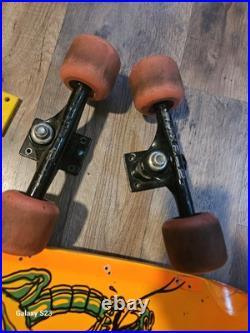 Vintage 80s Nash Red Line Executioner Skateboard XR-2 Trucks Rare setup