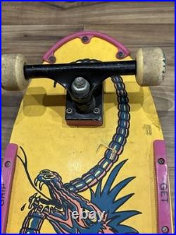 Vintage 80s Nash Red Line Skateboard Executioner Dragon Skulls