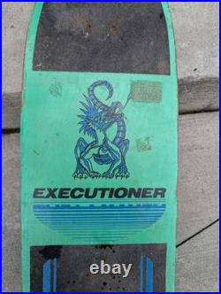 Vintage 80s Nash Red Line Skateboard Executioner Dragon Skulls Green XR-2 Trucks