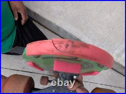 Vintage 80s Nash Red Line Skateboard Executioner Dragon Skulls Green XR-2 Trucks