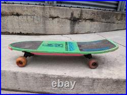 Vintage 80s Nash Red Line Skateboard Executioner Dragon Skulls Green XR-2 Trucks