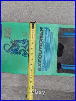 Vintage 80s Nash Red Line Skateboard Executioner Dragon Skulls Green XR-2 Trucks
