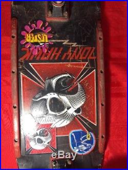 Vintage 80s Powell Peralta Tony Hawk Skateboard Chicken Skull RARE