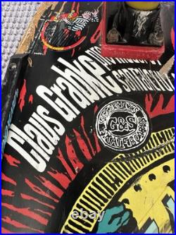 Vintage 80s Santa Cruz Claus Grabke Pro-Model Skateboard COMPLETE OG -WOW