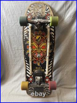 Vintage 80s Skateboard Nicky Guerraro Powell Peralta Mask Vintage 80s Skateboard Nicky Guerraro Powell Peralta Mask