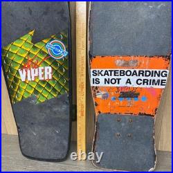 Vintage 80s Skateboards Off the Wall & Makaha Viper Old School OG Wall Hangers
