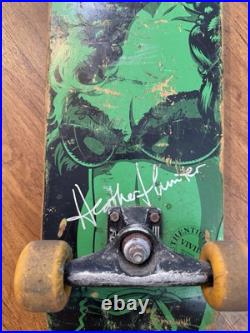 Vintage 90's Jeremy Klein Birdhouse Skateboard Heather Hunter Hook Ups Skate