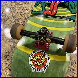 Vintage 90s Santa Cruz Complete Skateboard Eyegore Cruiser Jammer Jim Phillip