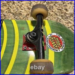 Vintage 90s Santa Cruz Complete Skateboard Eyegore Cruiser Jammer Jim Phillip