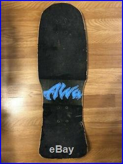 Vintage Alva John Gibson Mini Tex Cow Skull Skateboard Deck 80s OG