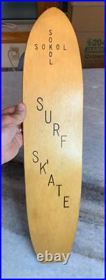 Vintage Antique Wood Skateboard SURF Sidewalk Metal Wheels Norfolk, Nebraska