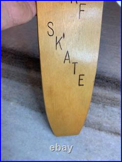 Vintage Antique Wood Skateboard SURF Sidewalk Metal Wheels Norfolk, Nebraska