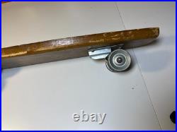 Vintage Apollo SkateShip Wood Wooden Skateboard Little Rock Arkansas Space Ship