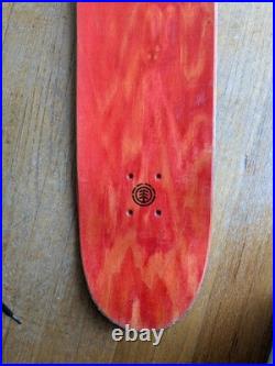 Vintage BAM MARGERA Element Skateboard Deck USED Vintage BAM MARGERA Element Skateboard Deck USED