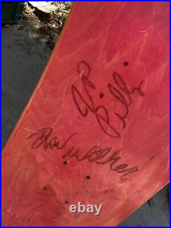 Vintage BBC Jeff Phillipsdevilmanskateboard deck SIGNED! PHILLIPS & DAN WILKES