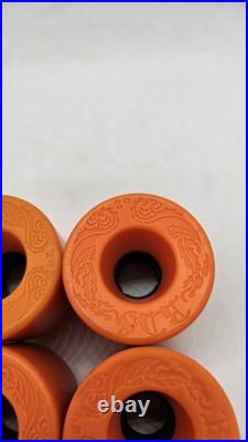 Vintage BDS Skateboard Wheels Dragon Orange New RARE Set Bulldog Skates Vintage BDS Skateboard Wheels Dragon Orange New RARE Set Bulldog Skates
