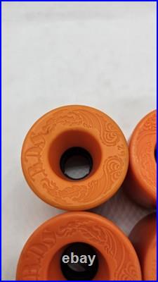 Vintage BDS Skateboard Wheels Dragon Orange New RARE Set Bulldog Skates Vintage BDS Skateboard Wheels Dragon Orange New RARE Set Bulldog Skates