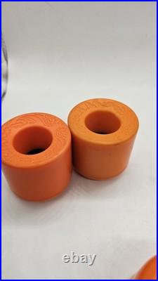 Vintage BDS Skateboard Wheels Dragon Orange New RARE Set Bulldog Skates Vintage BDS Skateboard Wheels Dragon Orange New RARE Set Bulldog Skates