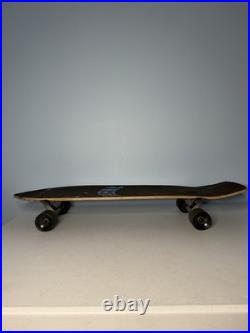 Vintage Bahne 34-1/2 Long Skateboard Day of the Dead Skull Deck 65mm