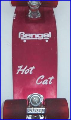 Vintage Bengel Hot Cat Aluminum 20 1/4 Skateboard ACS-430 Trucks Vintage Bengel Hot Cat Aluminum 20 1/4 Skateboard ACS-430 Trucks