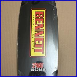 Vintage Bennett Victor Black Skateboard Cruiser Deck 8 x 28.5