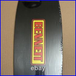Vintage Bennett Victor Black Skateboard Cruiser Deck 8 x 28.5
