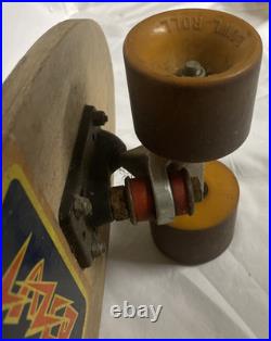Vintage Beyond Rare 1970's Chris Yandall Signature Skateboard Acs 500 Trucks