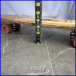 Vintage Black Knight Skateboard 1960's Sport Fun Clay Wheels Excellent Cond