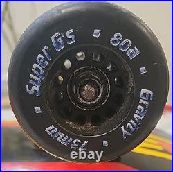 Vintage Black Label Neal Hendrix Skateboard Deck Complete Indy Trucks