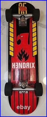 Vintage Black Label Neal Hendrix Skateboard Deck Complete Indy Trucks