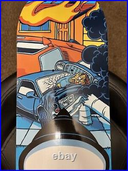 Vintage Blind car crash model reaper sidewalk skateboard surfboard deck NOS Vintage Blind car crash model reaper sidewalk skateboard surfboard deck NOS