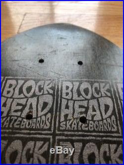 Vintage Blockhead Skateboard OG vtg